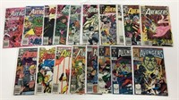 Lot of 19 Vintage The Avengers Comic Books