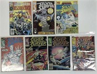 Lot of 7 Silver Surfer Comic Books