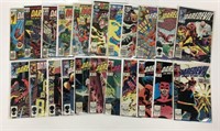 Lot of 22 Vintage Daredevil Comic Books