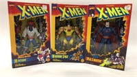 Lot of 3 10" X-Men Action Figures New In Box