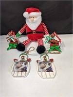 Santa Stuffy & Tree Ornaments