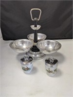 Vintage Serving Set & Containers