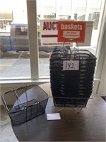 12pc Metal Shopping Baskets
