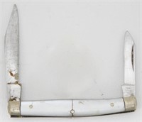 Sabre Pocket Knife - Cracked Pearl Handles