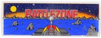 * Vintage Atari Battlezone Arcade Machine Sign