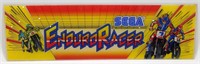 * Vintage Sega Enduro Racer Arcade Machine Sign