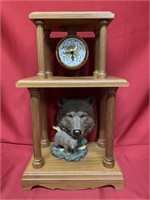 Alaskan Grizzly Handcrafted Clock