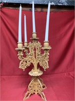 Handcrafted wooden Candelabra