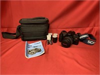 Cannon camera with case
