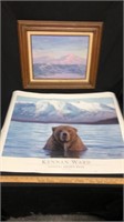 Alaskan painting and Alaskan photograph