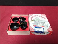 Vintage Greycraft Cast Iron Mini Pot & Pans