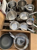 Stainless cookware pots and more