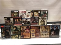 Lot of DVD’s Western themed movies . Several