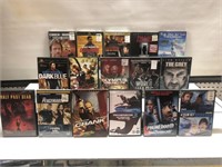 DVD movie lot Action themed some movies still