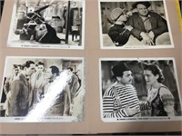 Vintage lot of black-and-white movie lobby cards