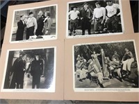 Vintage lot of black-and-white movie lobby cards