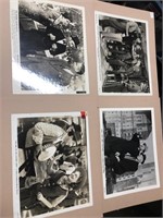 Vintage lot of black-and-white movie lobby card
