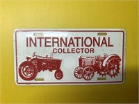 Vintage metal advertising international tractor