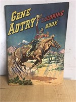 Vintage western Gene Autry coloring book used