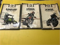 Vintage lot of CLYM ER publications motorcycle