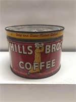 Vintage advertising hills brothers coffee can