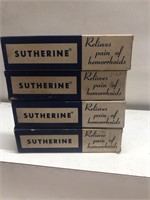Vintage lot of four NOS Sutherine Hemorrhoid