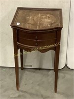 Small antique lamp table