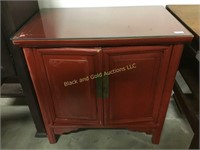 Snazzy red cabinet