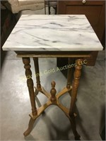 Another marble top lamp table