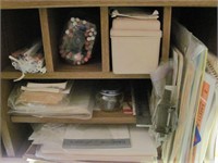 B324 - Content of Shelves of Basement Desk
