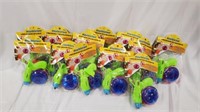 NEW 4pc Bouncing Top & Helicopter Toy - 12pk S13B