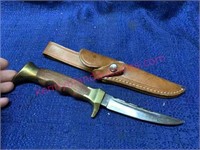Germany knife w/ leather holster (Olsen Knife Co.)