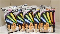 NEW Assorted Colored Glow Sticks - 5 Bags