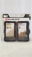 NEW 13pc Tap & Drill Bit Set