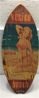 Vintage Venice Beach Surfboard Sign K16C