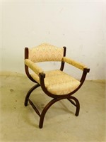Vintage Groovy Upholstered Basket Chair