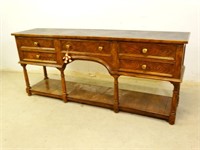 Vintage, Wooden Buffet Table w/ Storage