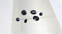 (6) Assorted Genuine Sapphire Gemstones