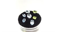 (7) Assorted Genuine Aqua Marine Gemstones
