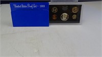 1969-S United States Mint Proof Set of (5) Coins