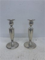 Towle sterling weighted candleholders