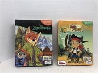 Zootopia and Jake Neverland Pirates busy books