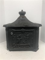 Vintage cast mailbox