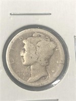 1918 mercury silver dime