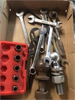 Flat of wrenches and other tools