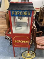 Popcorn machine with cart