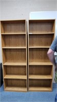 Pair of book cases