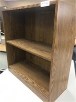 Pressed wood book shelf