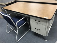 Teacher's Desk With chair