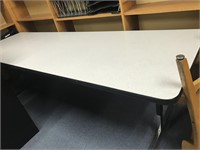 White Adjustable table